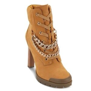 Karl Lagerfeld Victoria Tan Nubuck boots